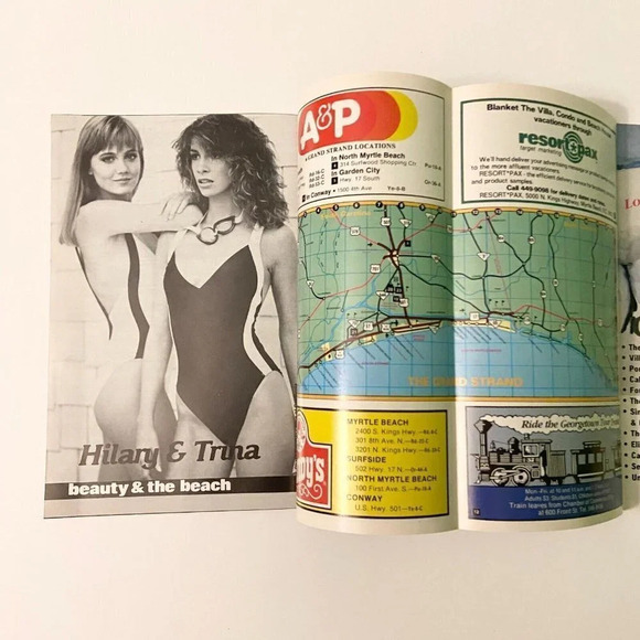 Vintage 1986 The Weekly Vacationers Guide Coast Magazine South Carolina Brochure - Picture 16 of 16